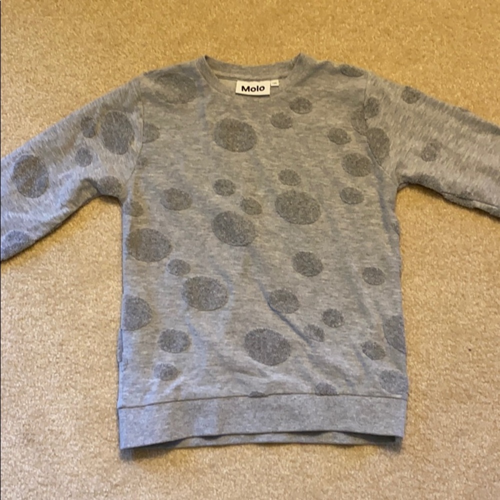 Molo  girls sweatshirt 128cm size (7-8 years)